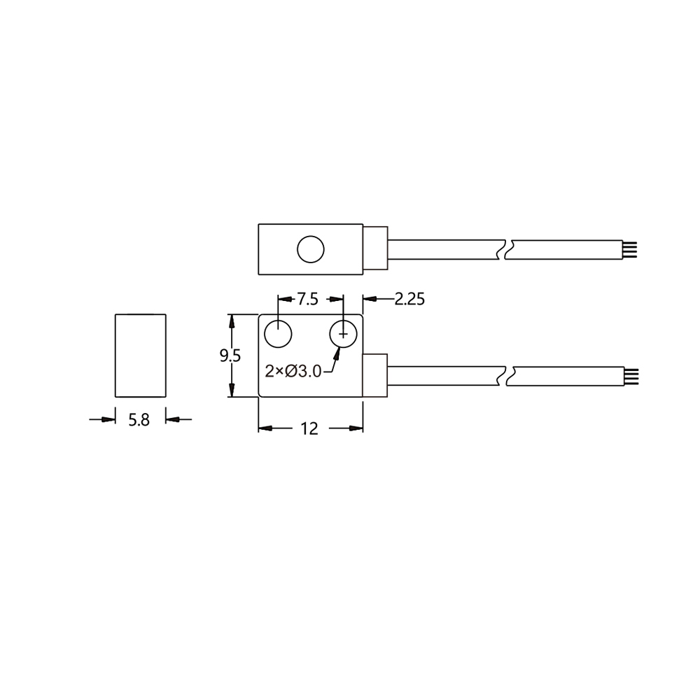 FQTI-10N R2M Through-beam ultra-small photoelectric sensor