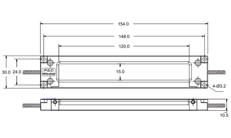 FFTQ-15120 2M Slot-type fiber optic cable 