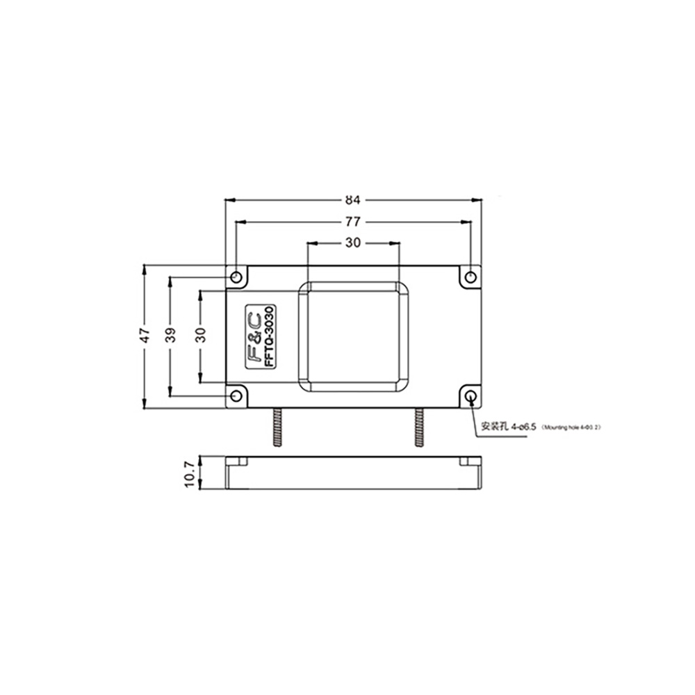 FFFTQ-3030 2M Slot-type fiber optic cable 
