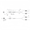 FFRS-410-I Coaxial diffuse reflection optical fiber