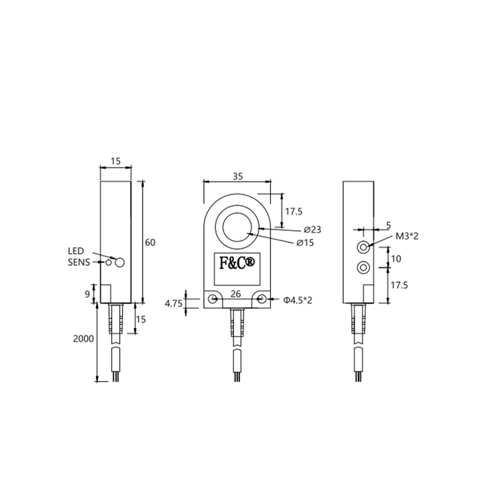 Ring Proximity Sensor FSNA15-P
