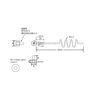 FFTW-320TZ Through-beam right-angle fiber optic cable