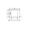 FFTQ-8080 2M Slot-type fiber optic cable 