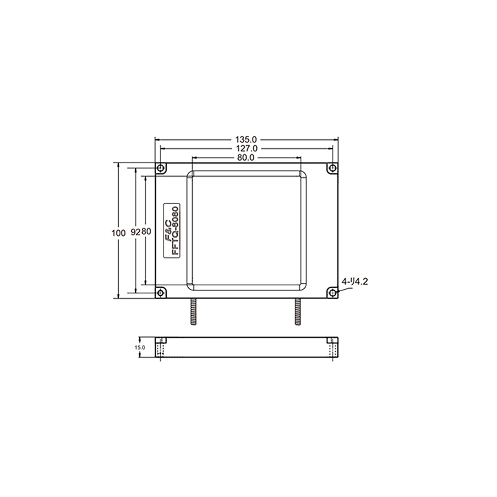 FFTQ-8080 2M Slot-type fiber optic cable 