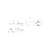 FFRC-310TZ Coaxial right-angle fiber optic cable