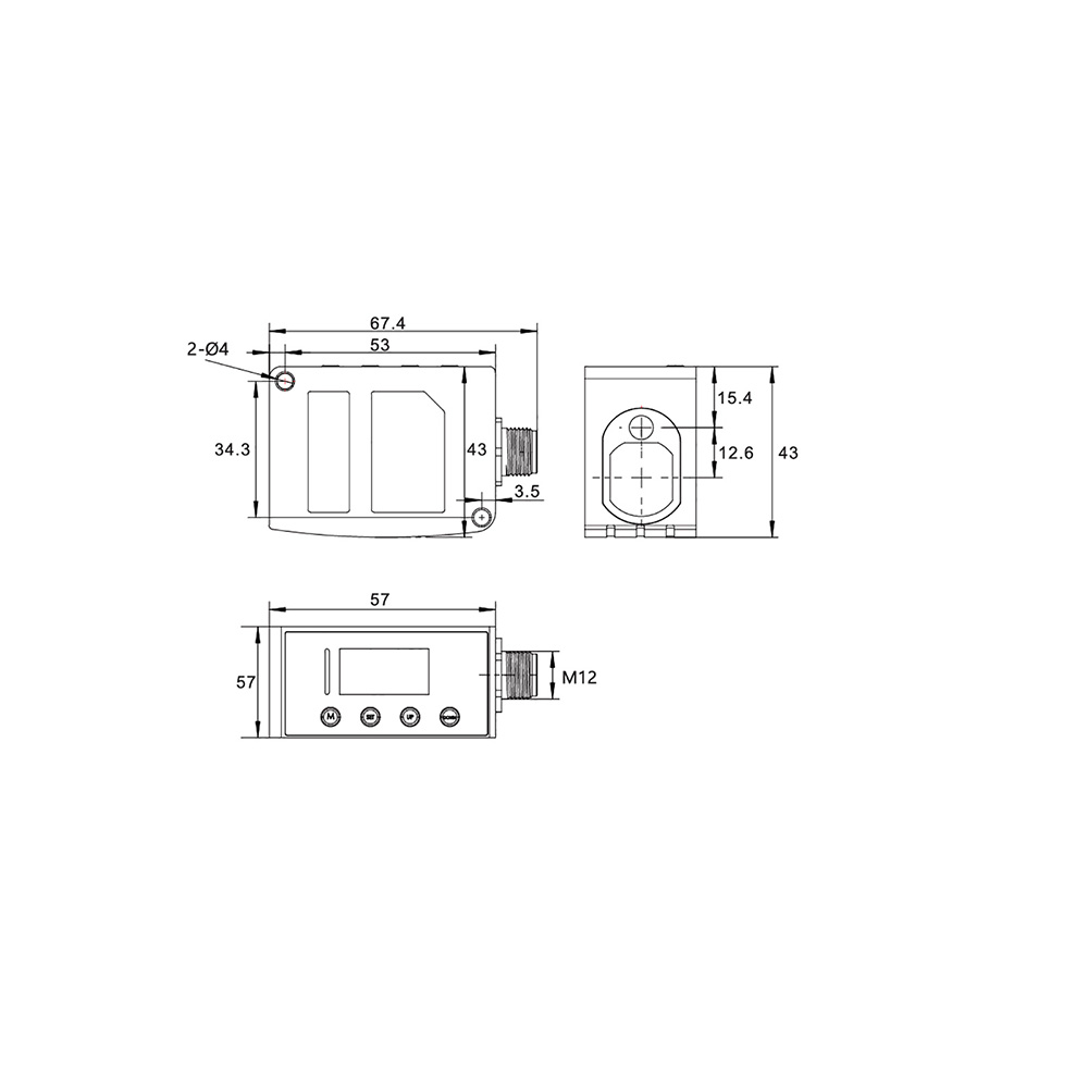 FCWY-1000PA/485 Laser distance meter