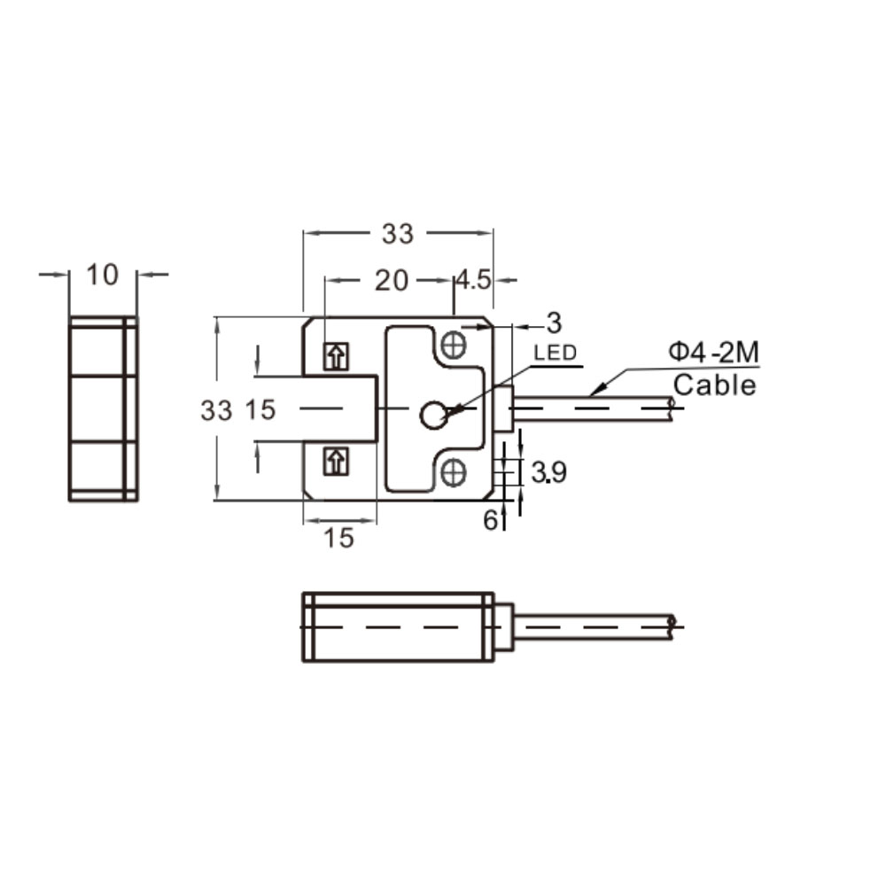FC-SPX315P Slot-type Photoelectric Sensor