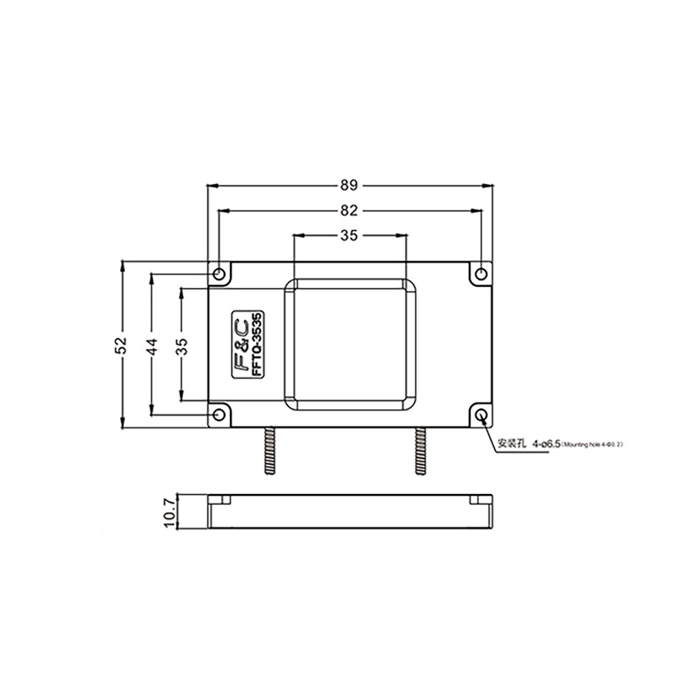 FFTQ-3535 2M Slot-type fiber optic cable 