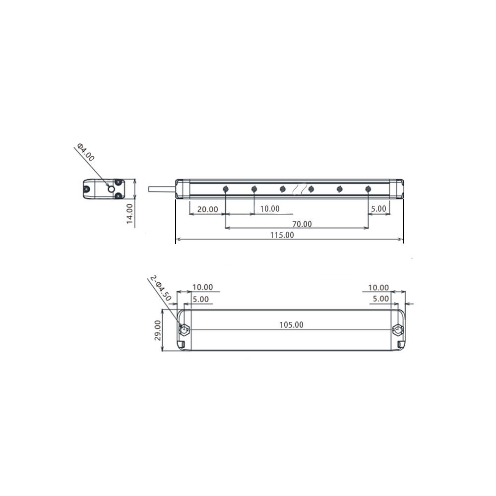 FGSM10-08NSC Ultra-slim FGSM light curtain