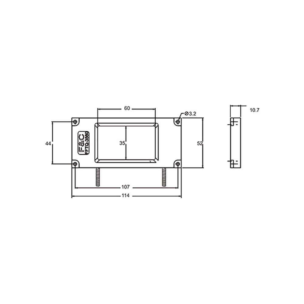 FFTQ-3560 2M Slot-type fiber optic cable 