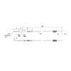 FFT-32 1M Side-view through-beam fiber optic cable