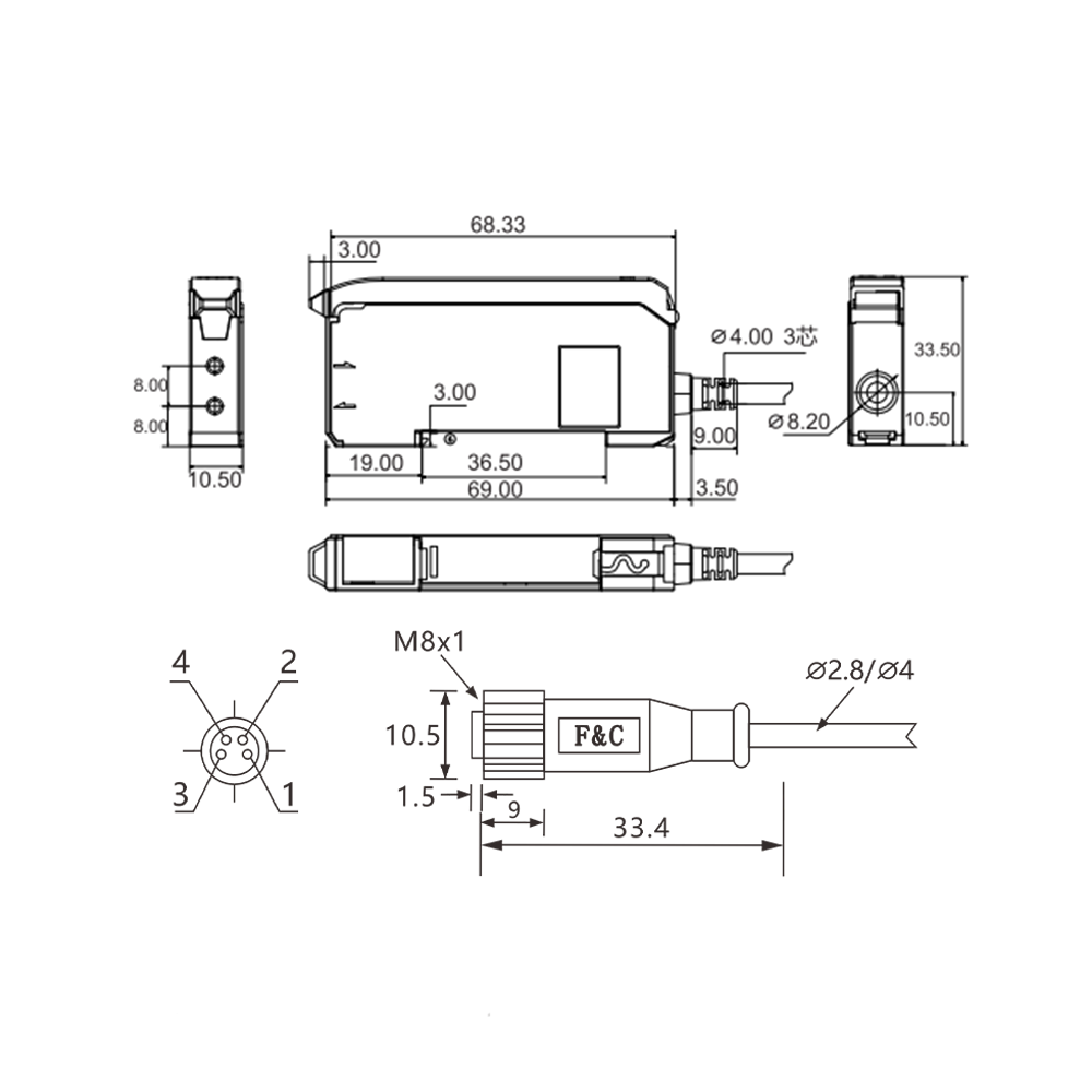 FF-403/D G02M General-purpose digital display amplifier