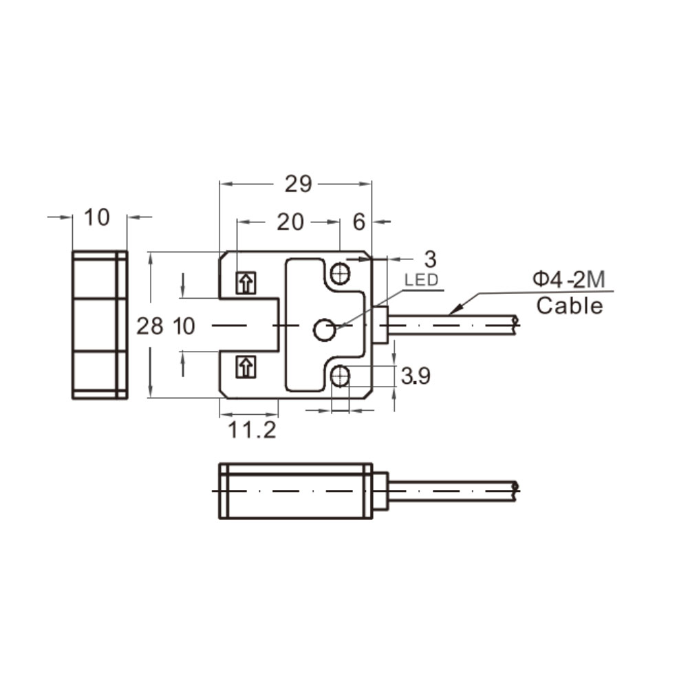 FC-SPX310P Slot-type Photoelectric Sensor