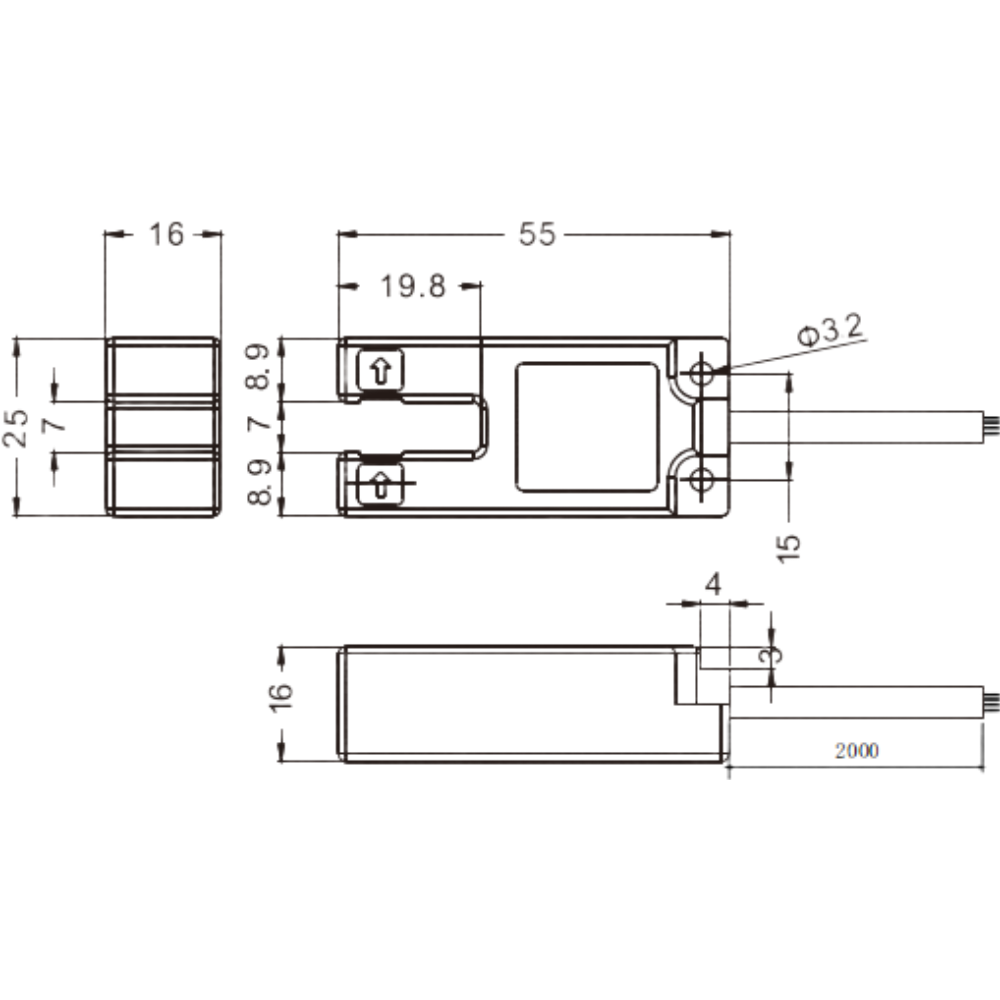 FU-07N Slot-type Photoelectric Sensor