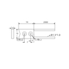 FFR-38L 2M Mounting bracket diffuse reflective fiber optic cable