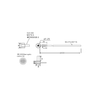FFTC16-320TZ Through-beam right-angle fiber optic cable