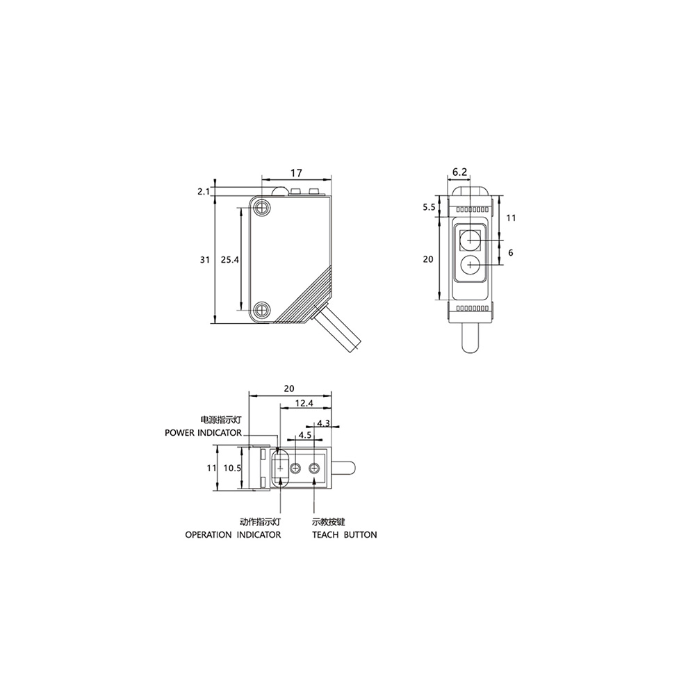 FCB-S100P R2M Laser distance meter
