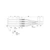 FFRE-1510-4 Multi-head slot-type fiber optic cable