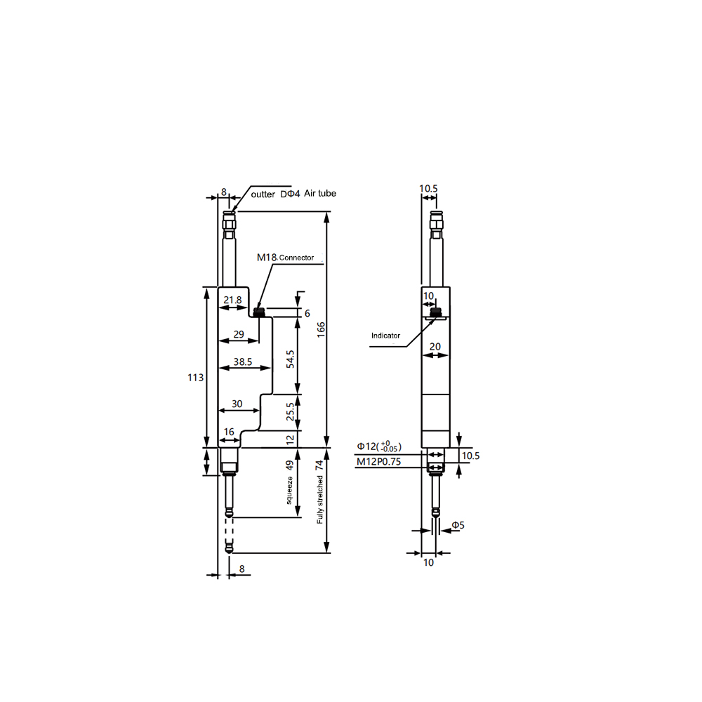 JCWY-GTD2550/485Q Contact displacement sensor