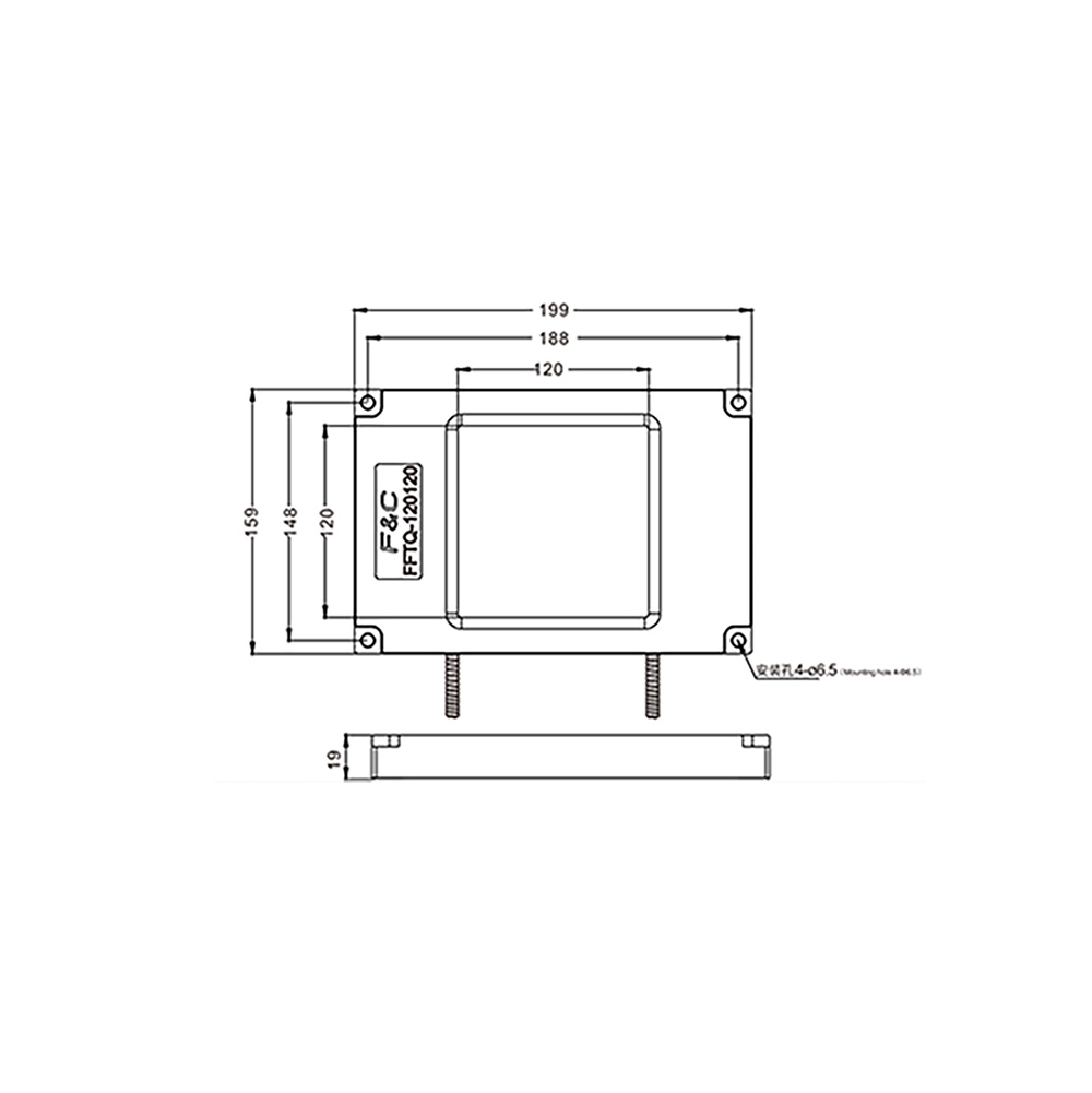 FFTQ-120120 2M Slot-type fiber optic cable 
