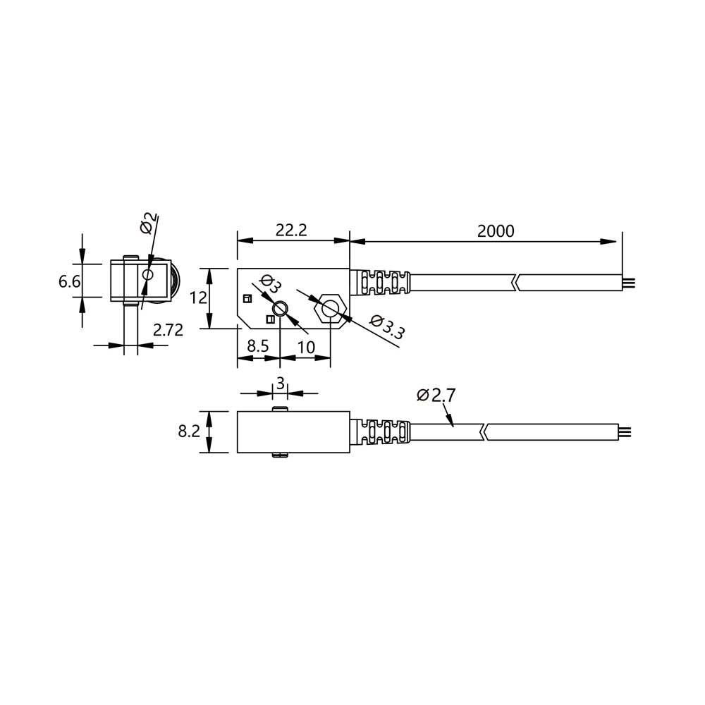 PJTI-S50N R2M Through-beam ultra-small photoelectric sensor