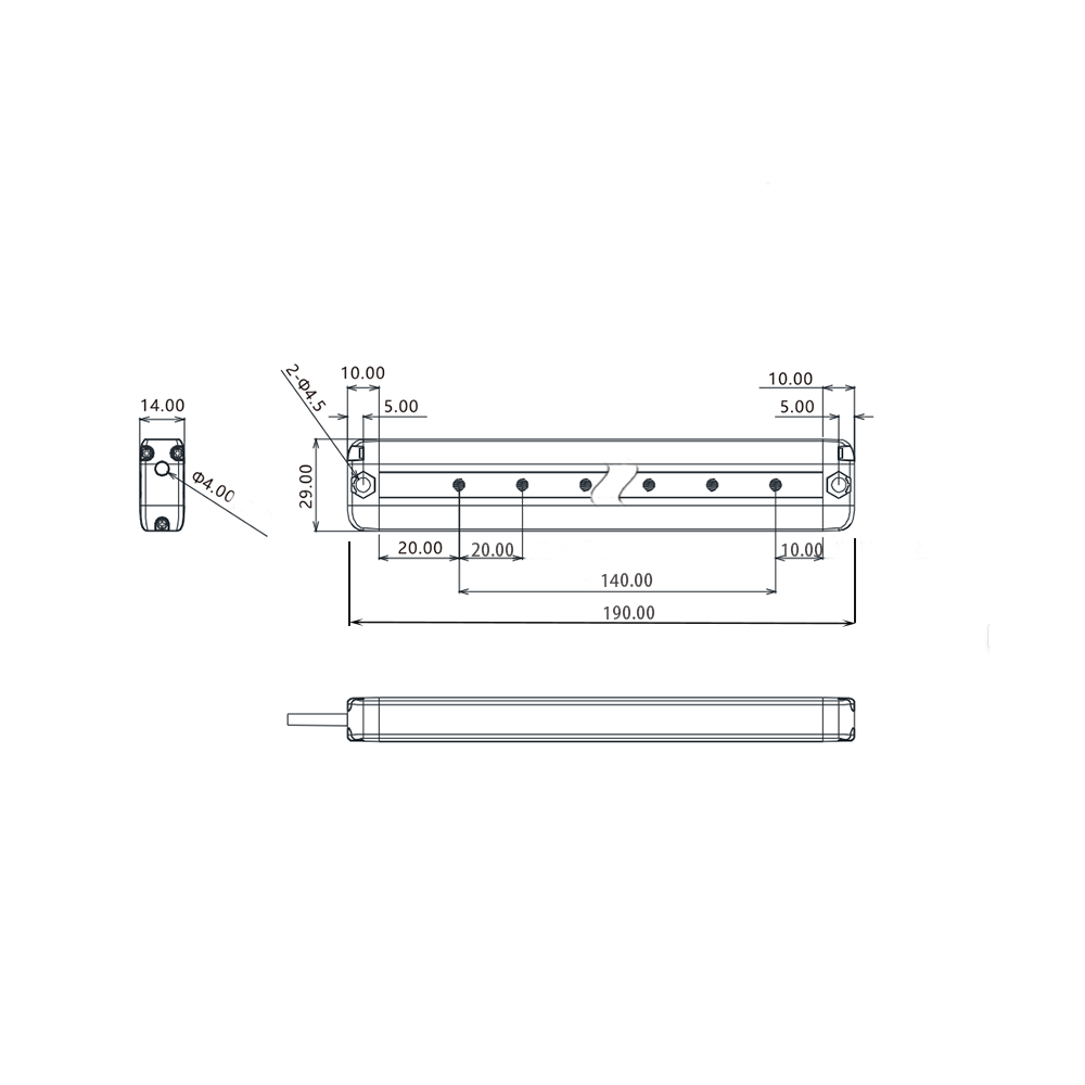 FGSM20-08NSD Ultra-slim FGSM light curtain