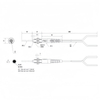 FFRC-610-L Coaxial diffuse reflection optical fiber