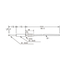 FFTS-220-15MMD Side-view through-beam fiber optic cable