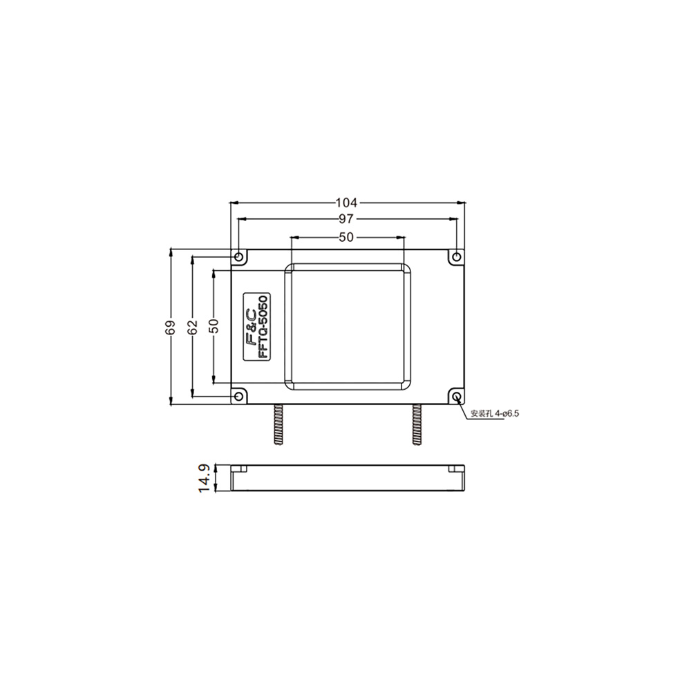 FFTQ-5050 2M Slot-type fiber optic cable 
