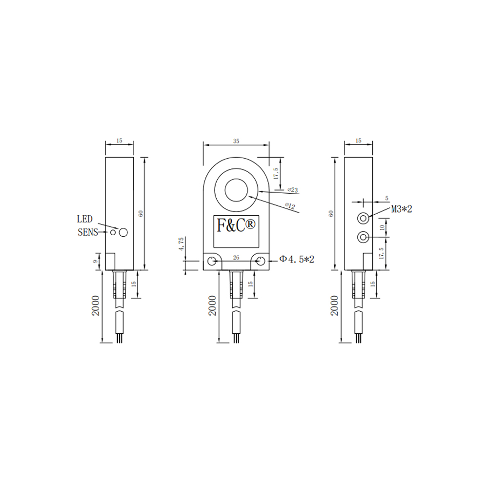 Ring Proximity Sensor FSNA12-P