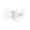 FFRE-1510-6 Multi-head slot-type fiber optic cable