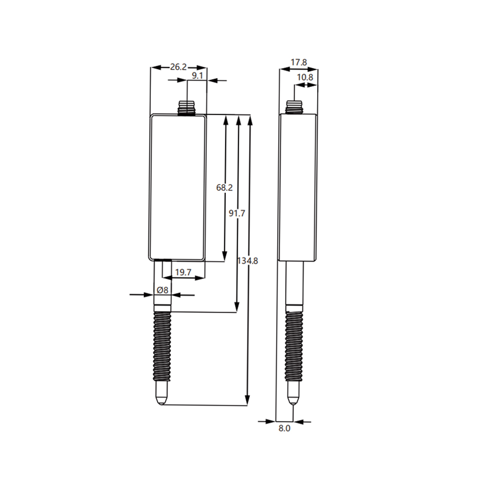 JCWY-GTC1220/485 Contact displacement sensor